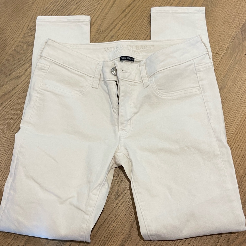 American Eagle Outfitters Cream jeggings